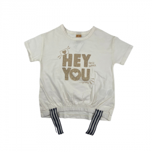 Blusa Off White Hey You | Up Baby