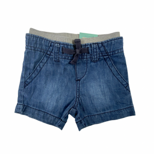 Bermuda Jeans com Cós Cinza | Oshkosh