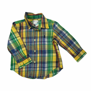 Camisa Verde e Amarelo Xadrez | Polo Ralph Lauren