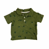 Camiseta Gola Polo Verde Coqueiros | Carters 
