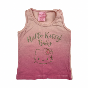 Blusa em Algodão Rosa Hello Kitty | Hello Kitty Baby