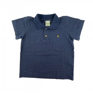 Camiseta Gola Polo azul Marinho | D+Baby 