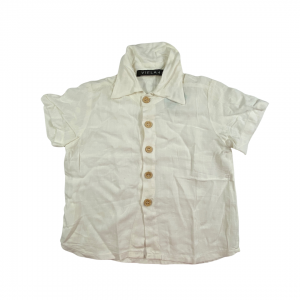 Camisa em Linho Off White | Viela 43